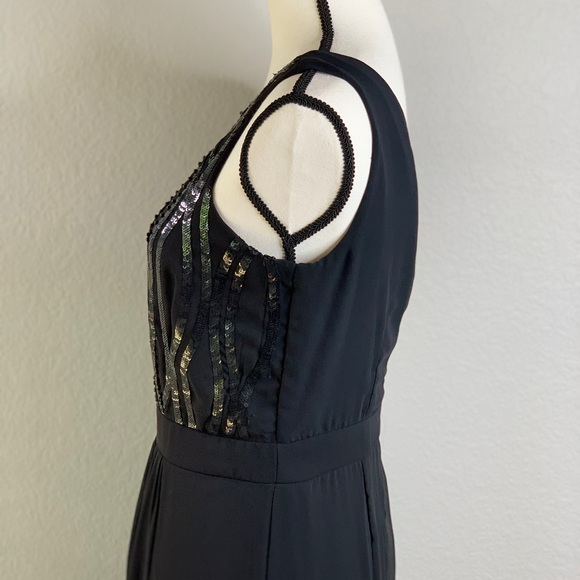 Woman double layer chiffon dress size US 10 - Picture 4 of 14